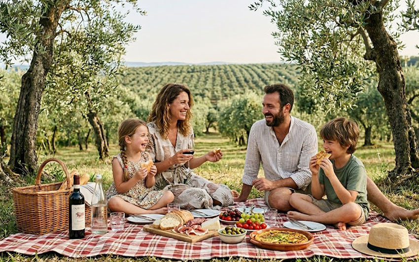 picnic mandrire picnic tra gli ulivi